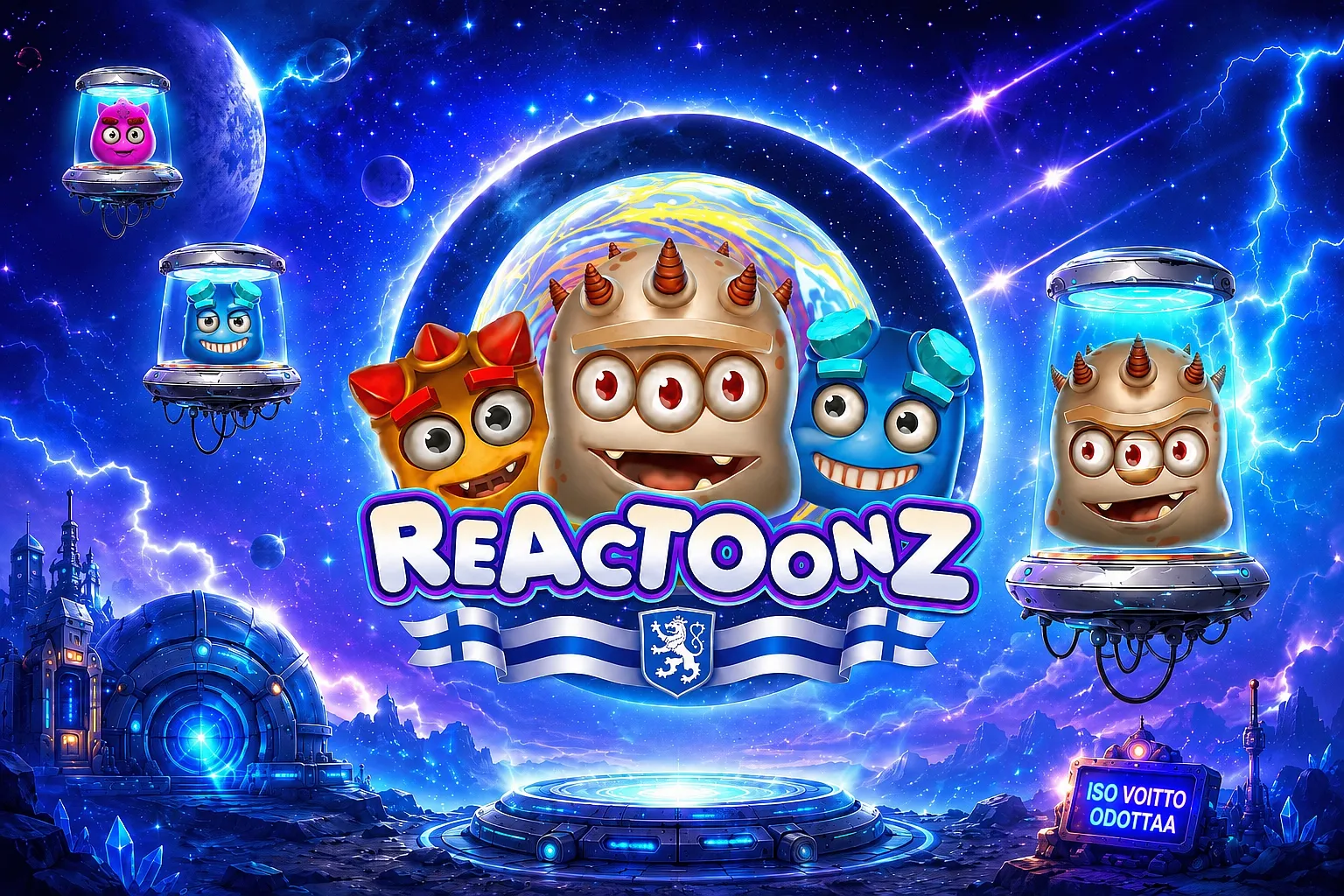 Reactoonz kolikkopeli Reactoonz kolikkopeli